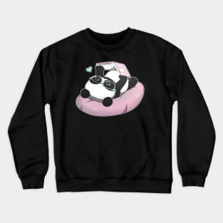 Reading Nerd Panda Crewneck Sweatshirt